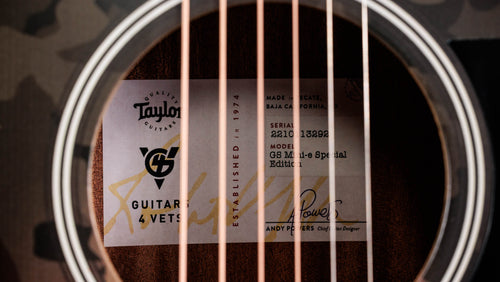 Guitars 4 Vets GS Mini Camo Special Edition